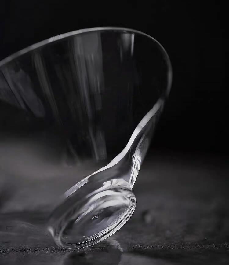 Japanese High Temperature Resistant Simple Glass Tea Bowl & Spoon Set | Chawan Set - mokupark.com