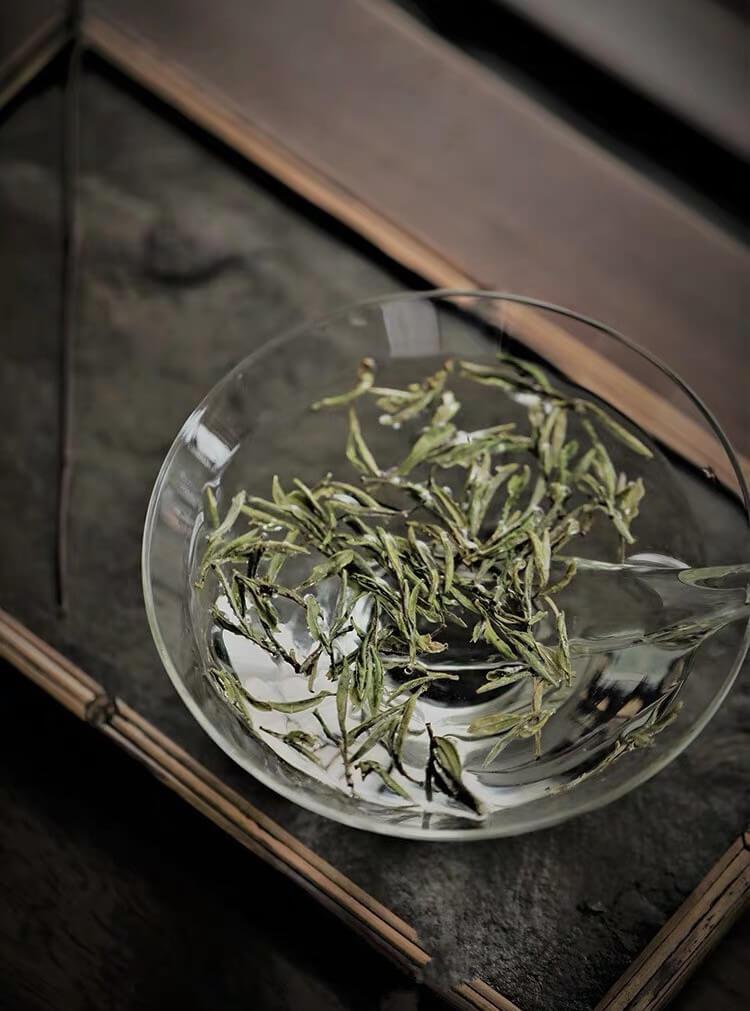 Japanese High Temperature Resistant Simple Glass Tea Bowl & Spoon Set | Chawan Set - mokupark.com